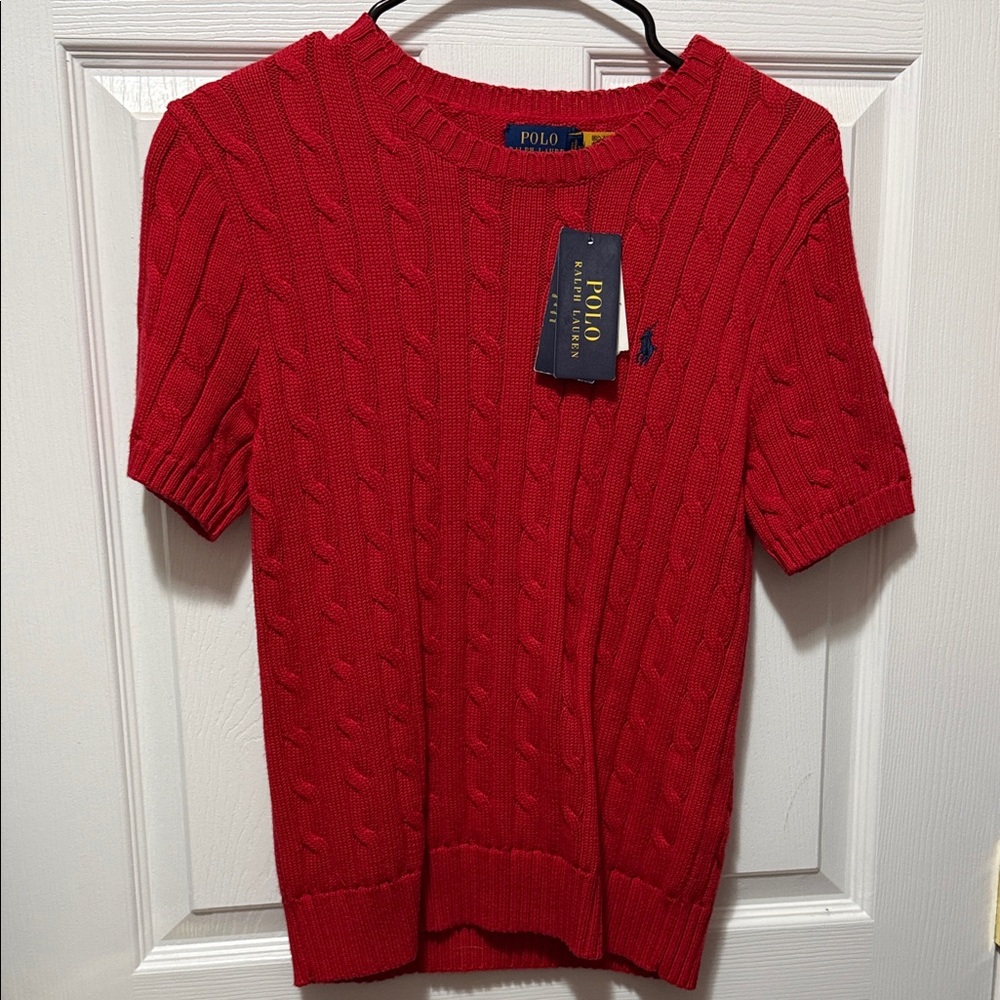 Ralph Lauren Vibrant Red Knit Sweater